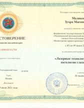 Повышение квалификации, 2021 г.