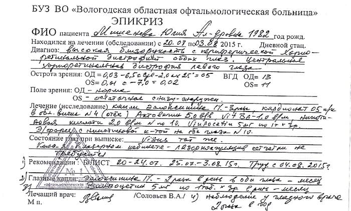 Дистрофия сетчатки – как лечить?